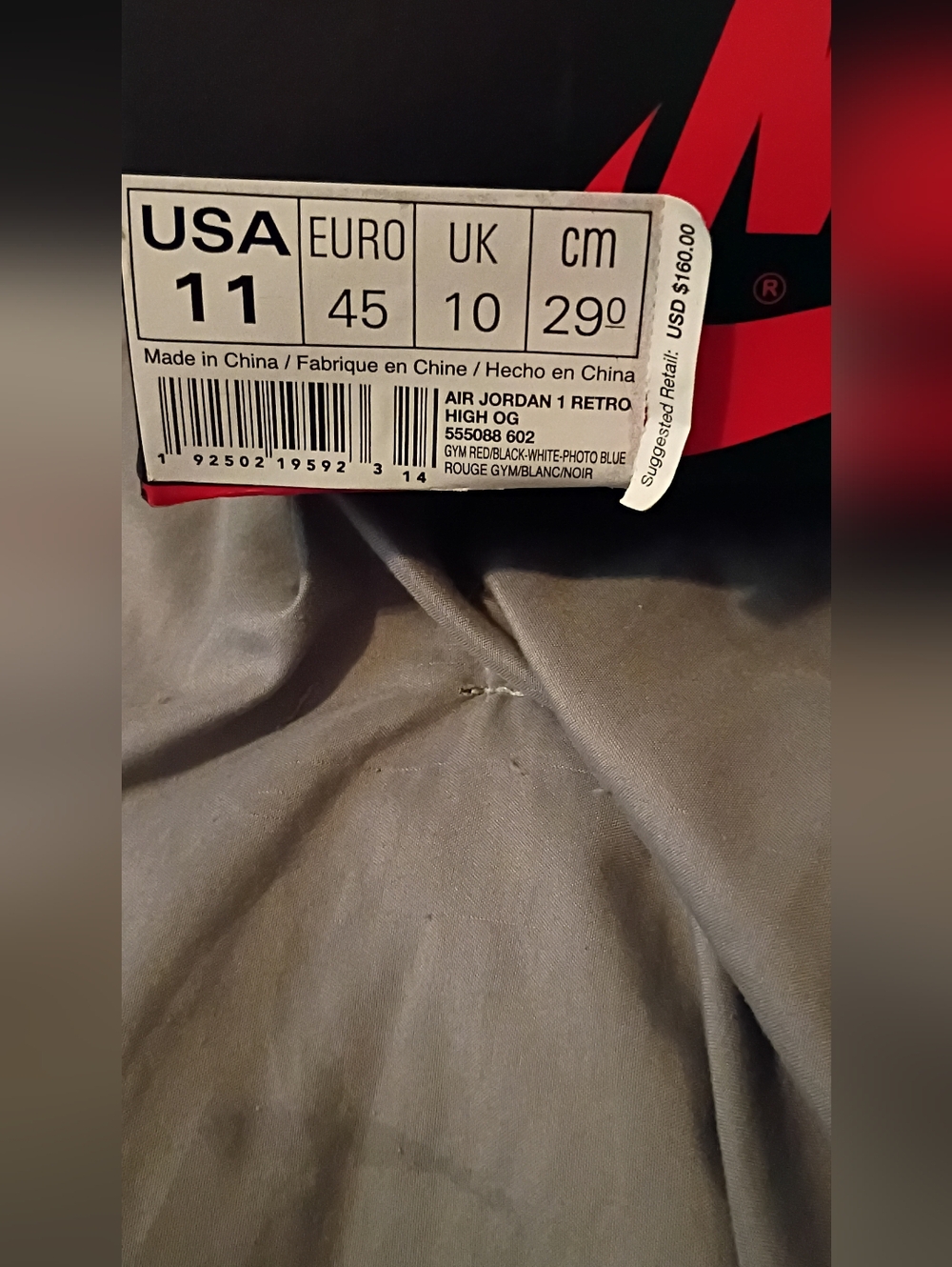 Nike Air Jordan 1 Retro High OG Red/White/Black Sneakers spider man origin story - Picture 7 of 15